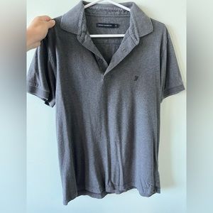 French connection medium gray polo